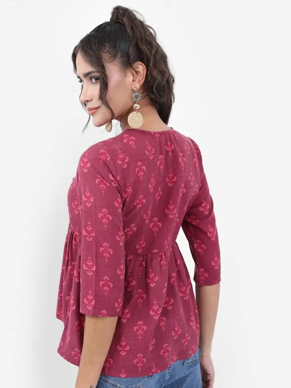 Printed Regular Top
