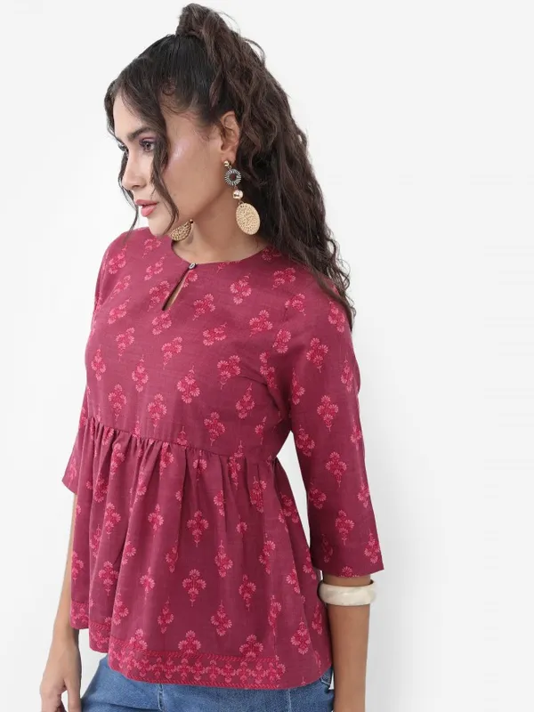Printed Regular Top