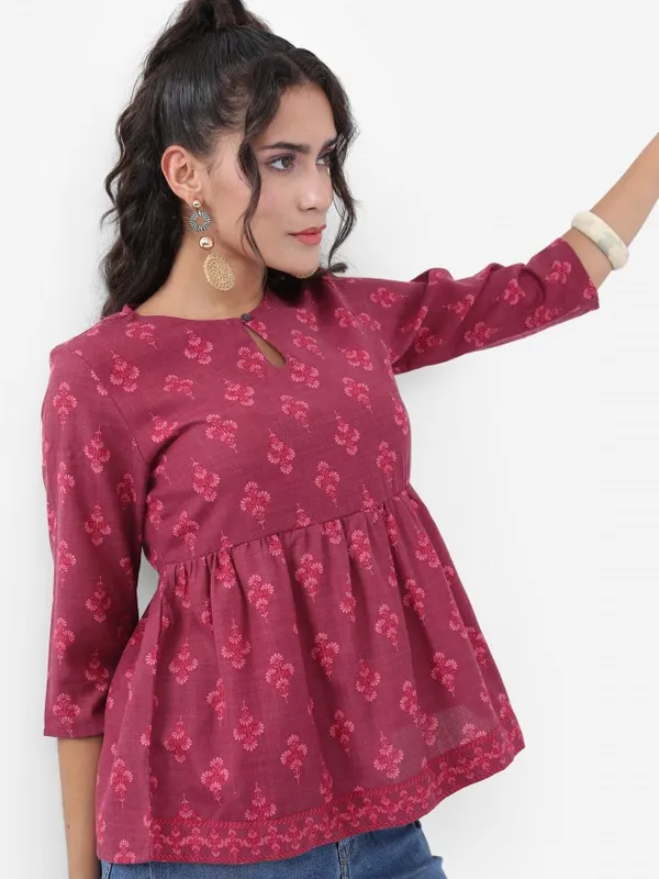 Printed Regular Top