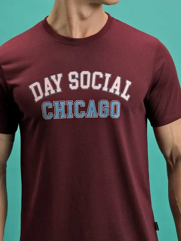Men Printed Relaxed Fit T-Shirt