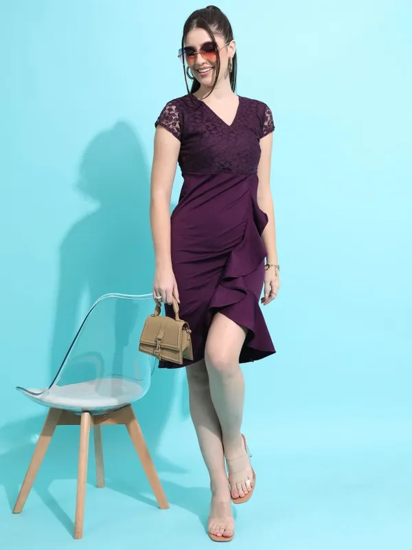 Solid Bodycon Dress