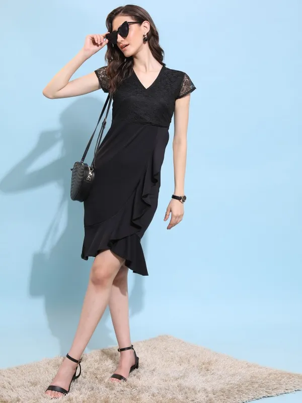 Self Design Bodycon Dress