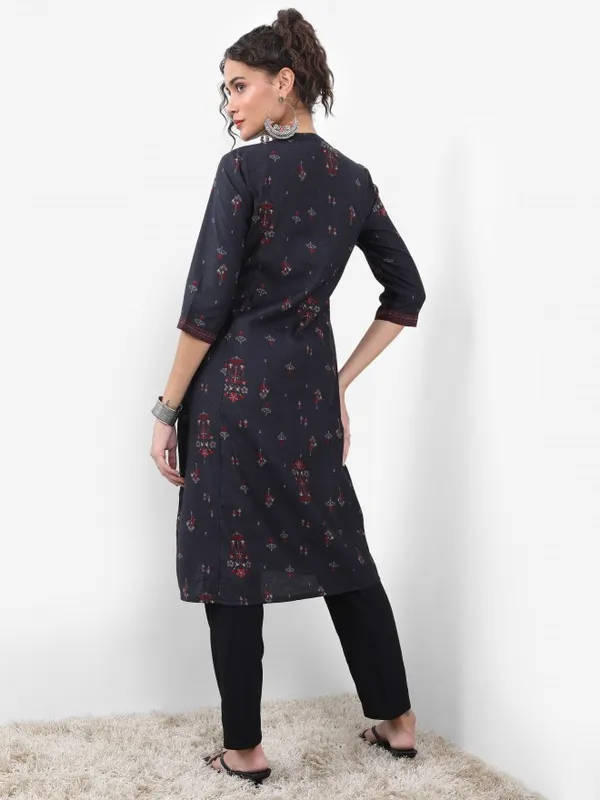 Printed Straight Kurta