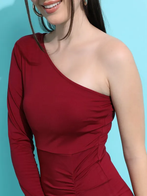 Solid Bodycon Dress