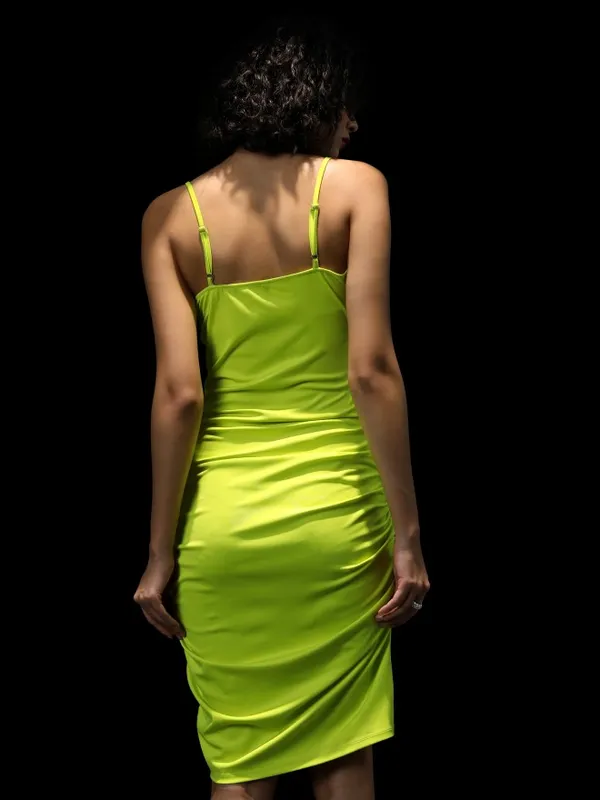  Tokyo Talkies Women Green Solid Bodycon Dresses