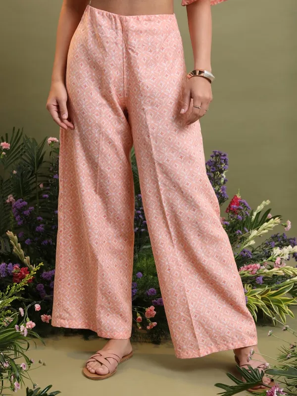  Vishudh Women Peach Kurta Sets