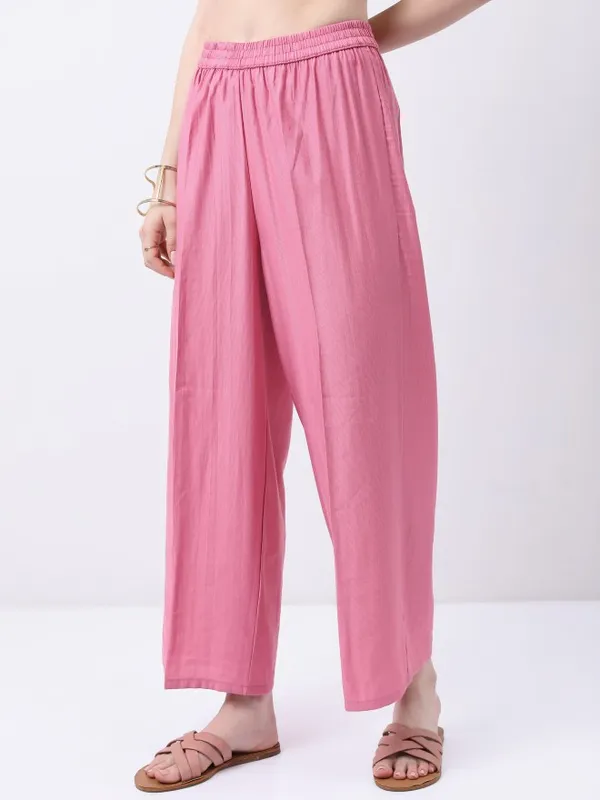  Ketch Women Pink Printed Kurta Sets