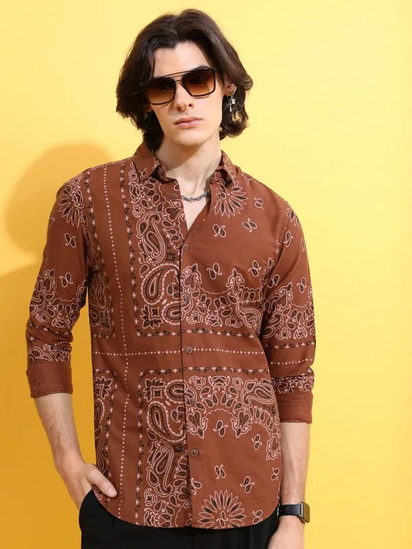 Men Slim Fit Casual Shirt