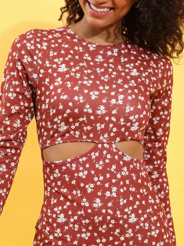 Printed Bodycon Dress