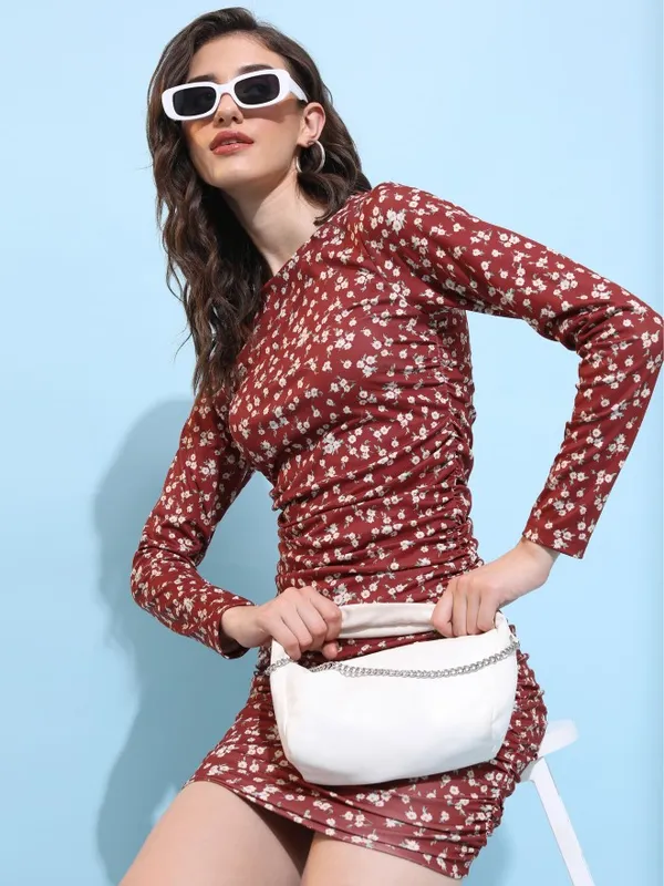 Printed Bodycon Dress