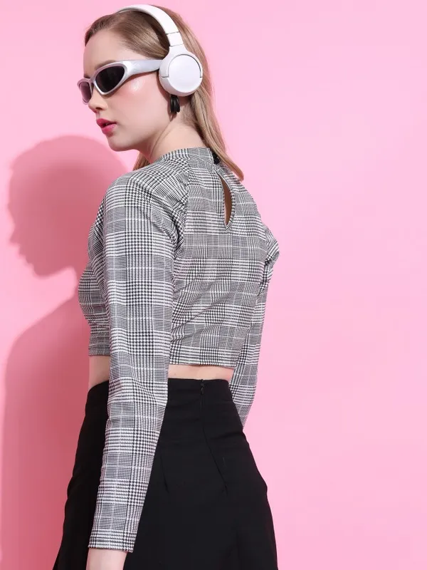 Printed Fitted Top