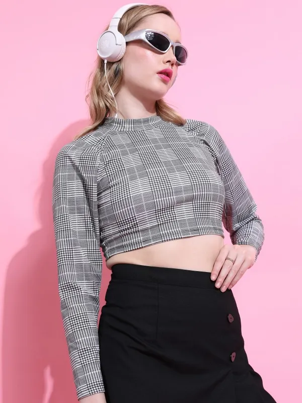 Printed Fitted Top