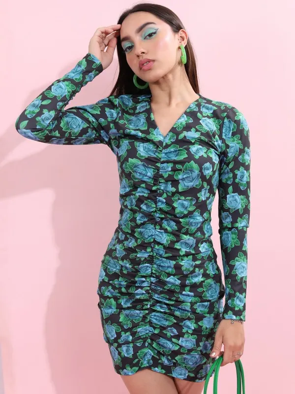 Printed Bodycon Dress