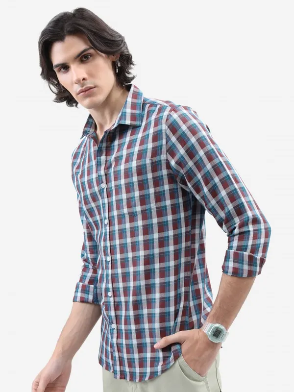 Men Slim Fit Casual Shirt