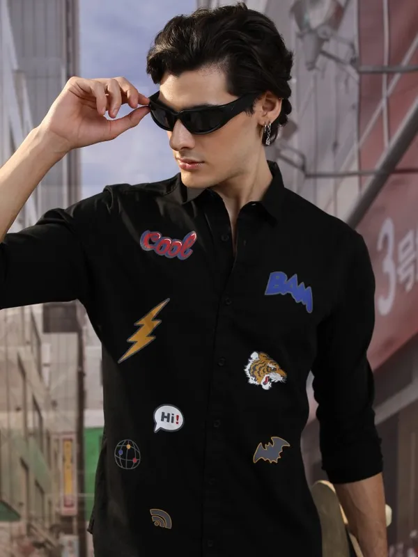 Men Slim Fit Casual Shirt