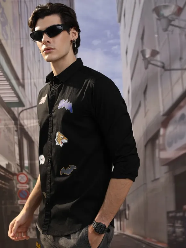 Men Slim Fit Casual Shirt