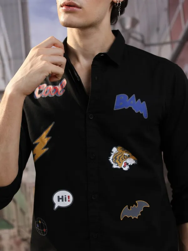 Men Slim Fit Casual Shirt