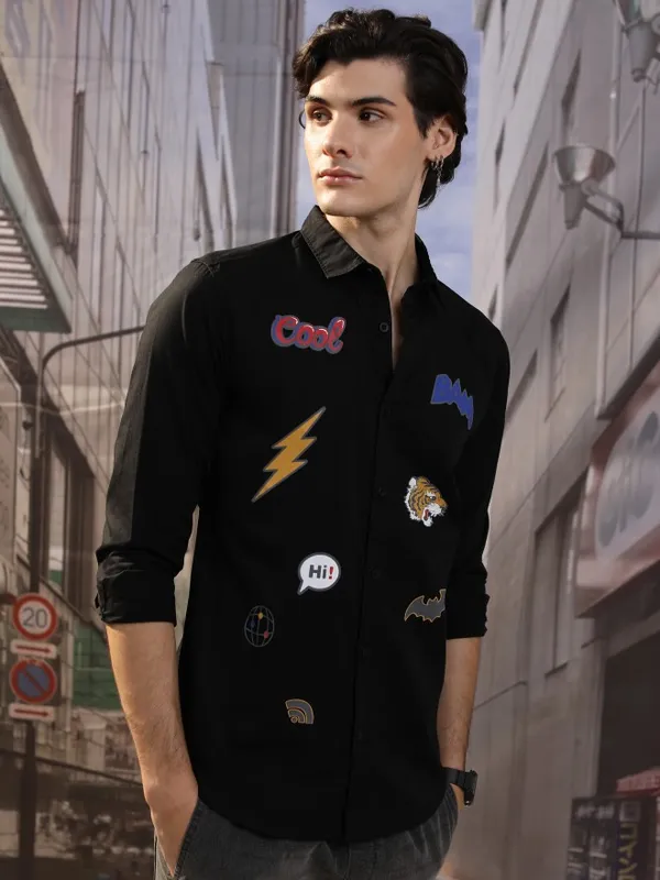 Men Slim Fit Casual Shirt