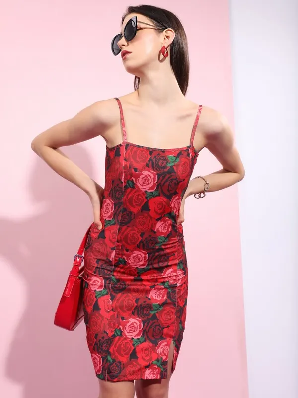 Printed Bodycon Dress