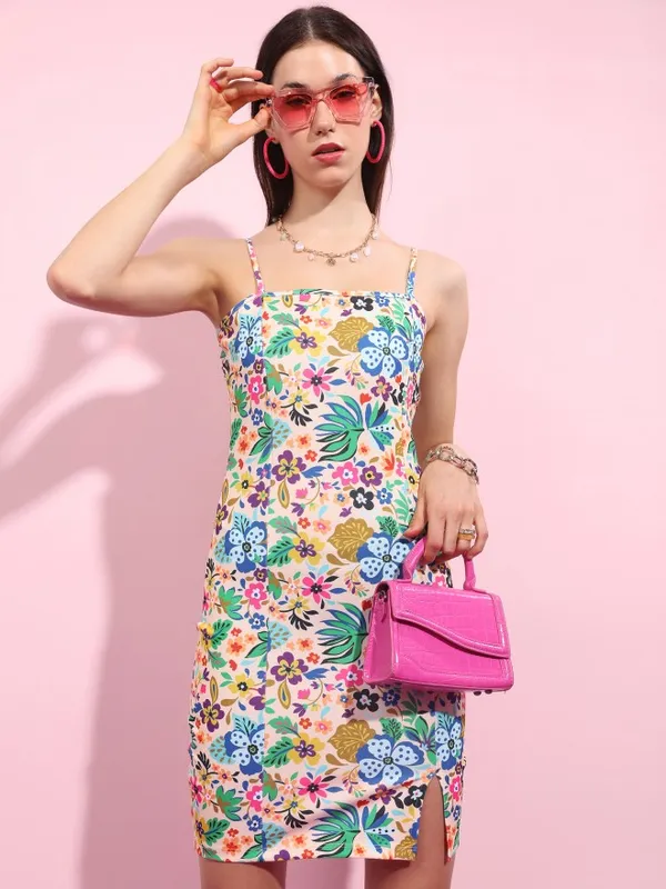 Printed Bodycon Dress