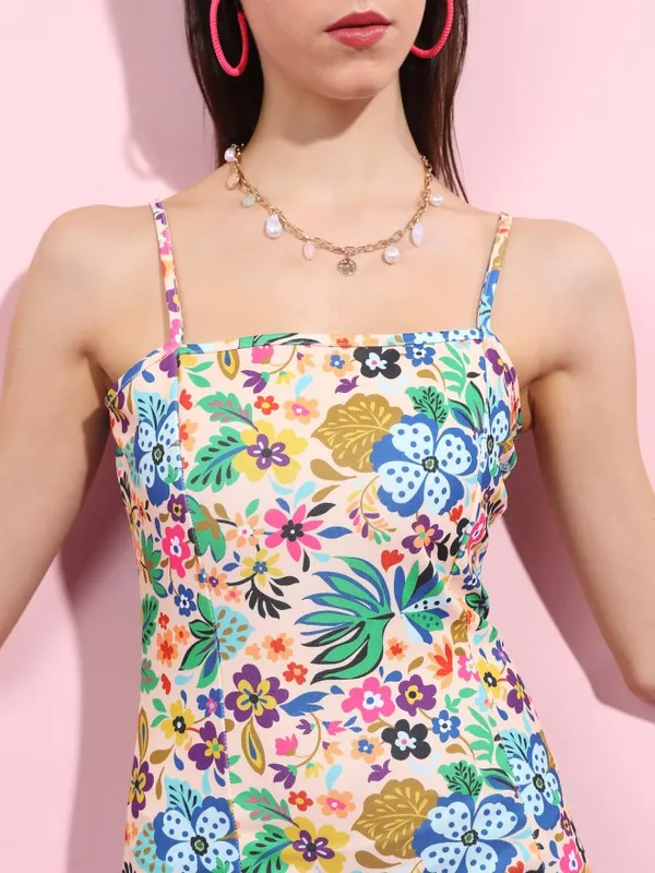 Printed Bodycon Dress