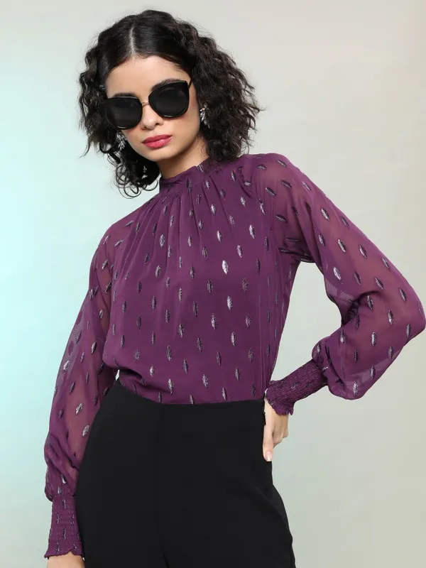 Self Design Regular Top