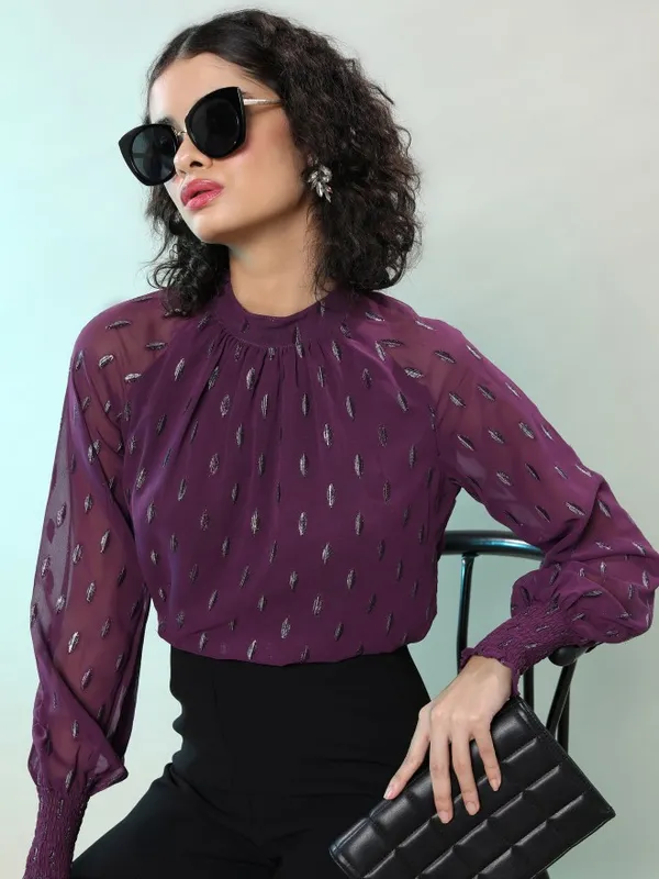 Self Design Regular Top