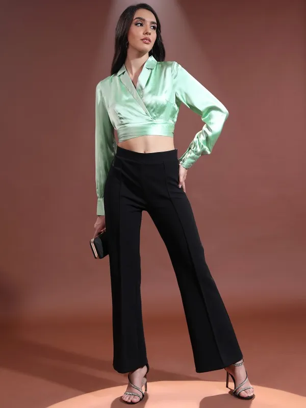 Solid Wrap Top