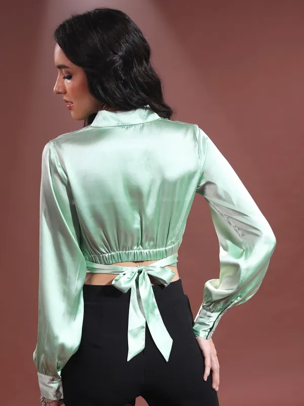 Solid Wrap Top