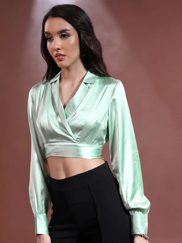 Solid Wrap Top