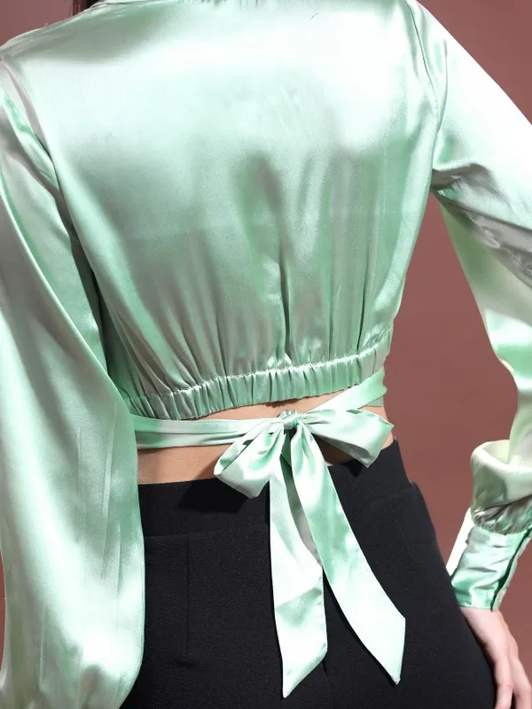 Solid Wrap Top