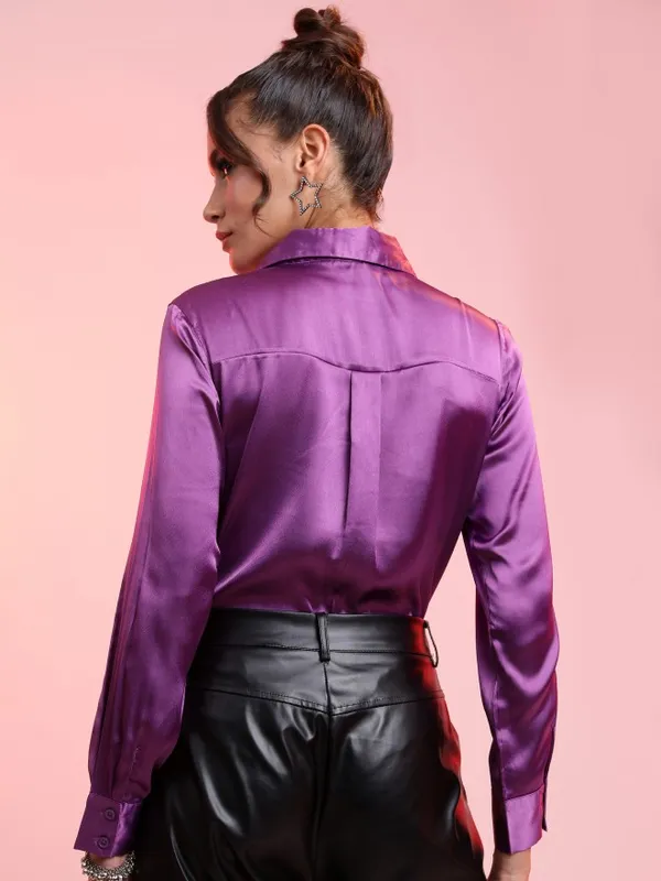 Women Solid Casual Shirt