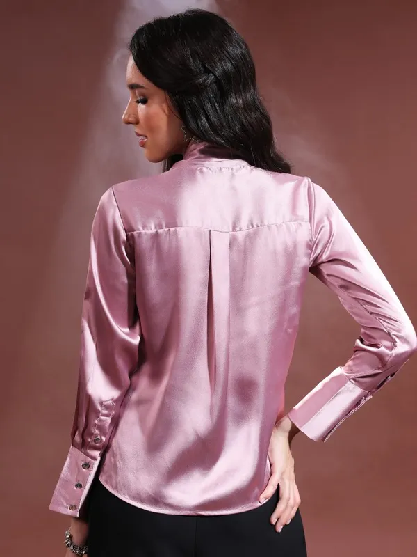 Women Solid Casual Shirt