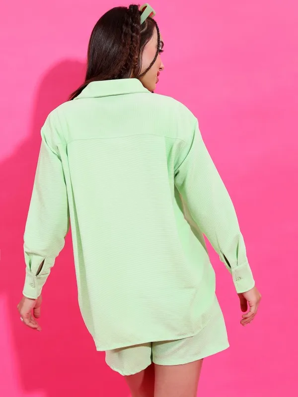  Tokyo Talkies Women Green Co-Ords