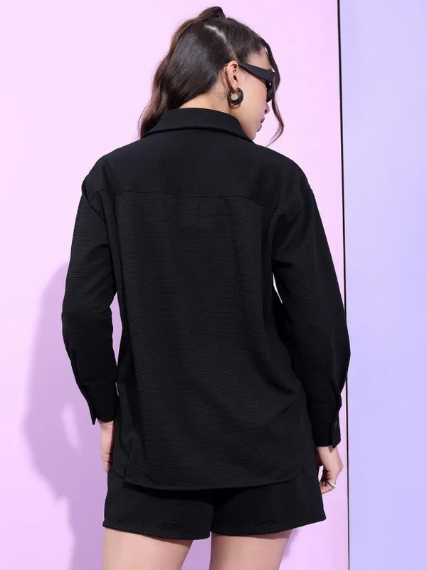  Tokyo Talkies Women Black Co-Ords