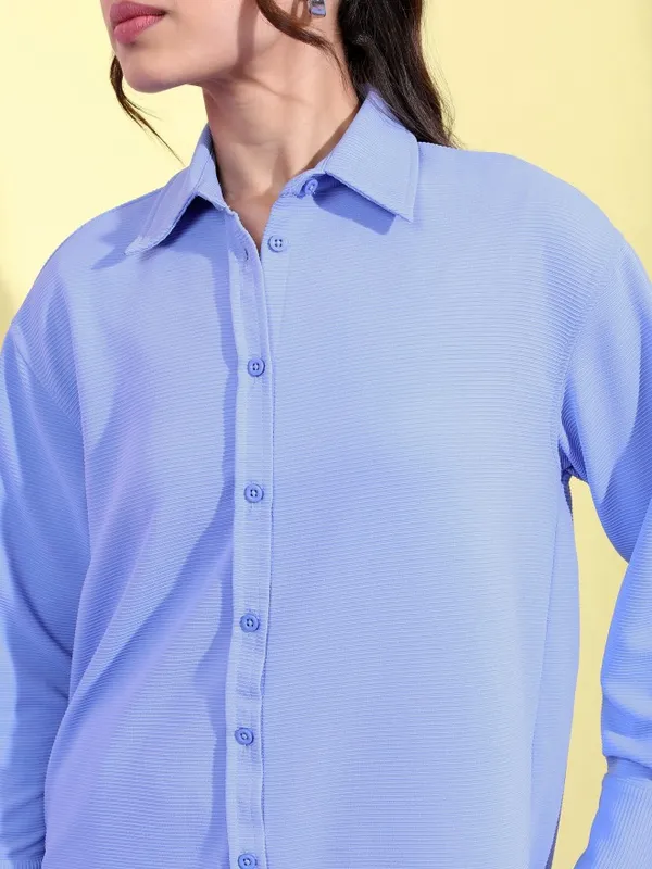  Tokyo Talkies Women Blue Co-Ords