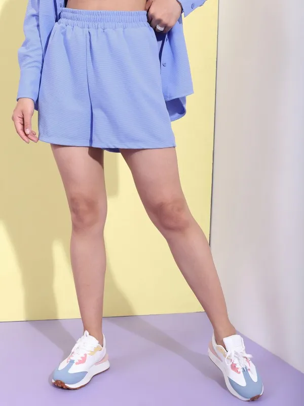  Tokyo Talkies Women Blue Co-Ords