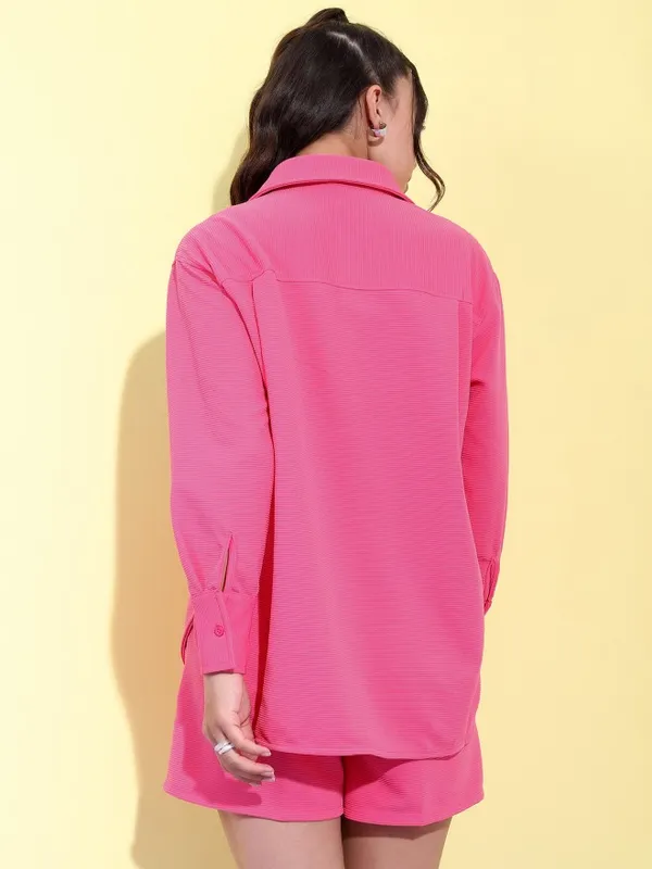  Tokyo Talkies Women Pink Co-Ords