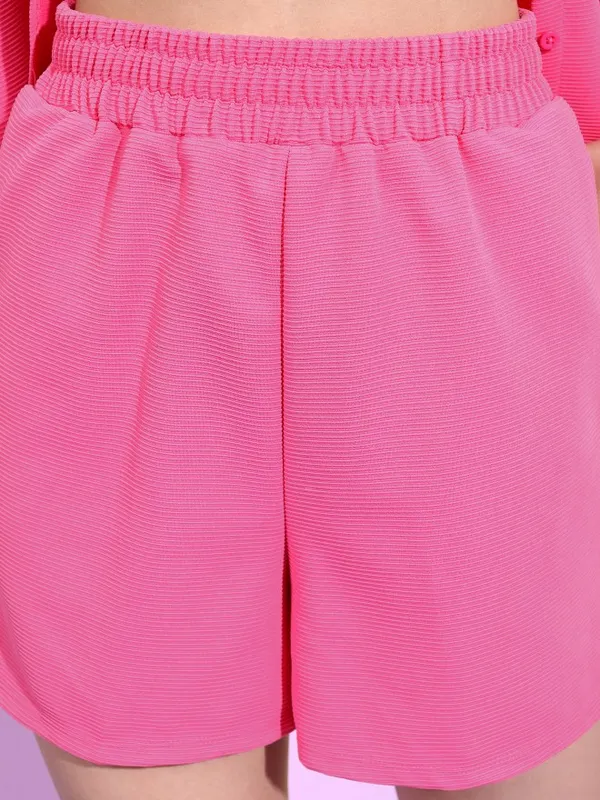  Tokyo Talkies Women Pink Co-Ords