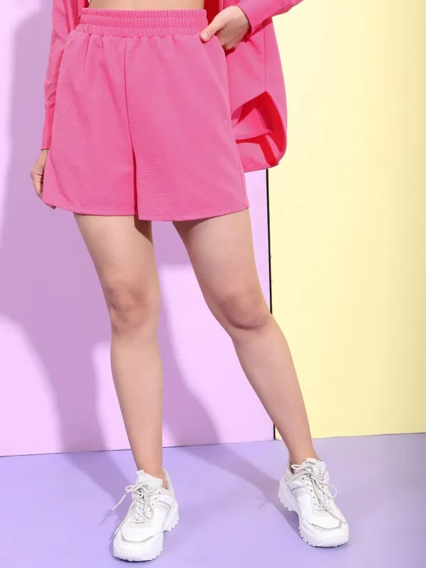  Tokyo Talkies Women Pink Co-Ords