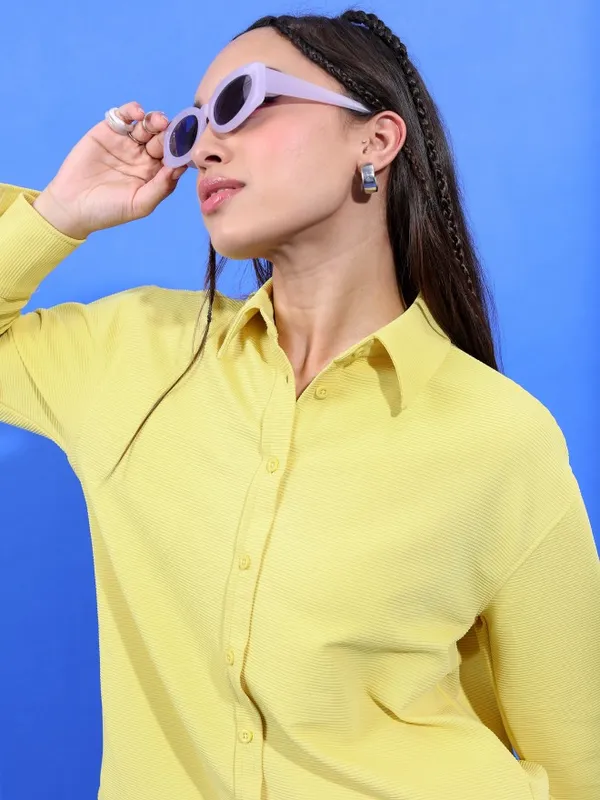  Tokyo Talkies Women Yellow Co-Ords