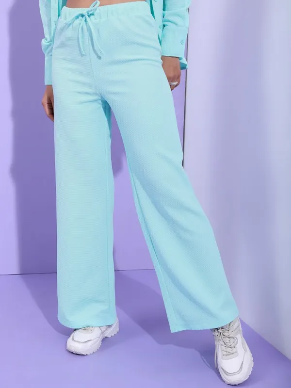  Tokyo Talkies Women Blue Co-Ords