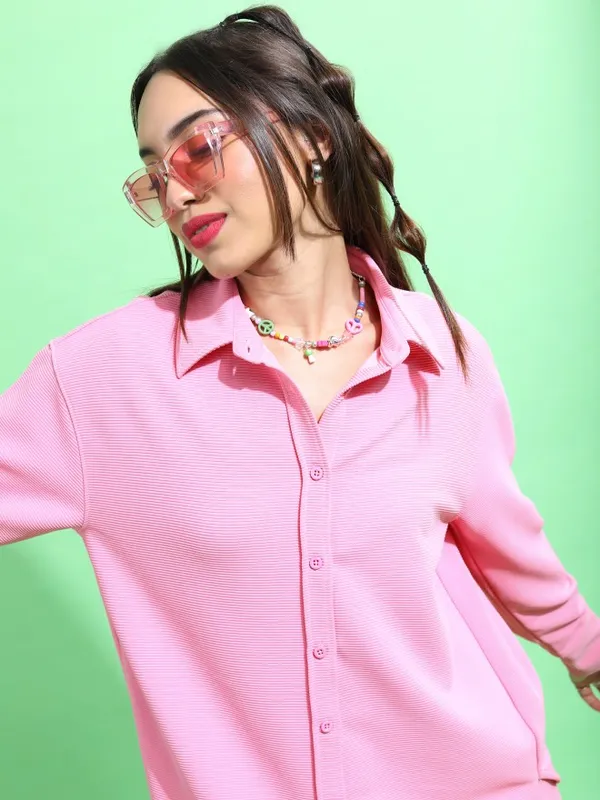  Tokyo Talkies Women Pink Co-Ords