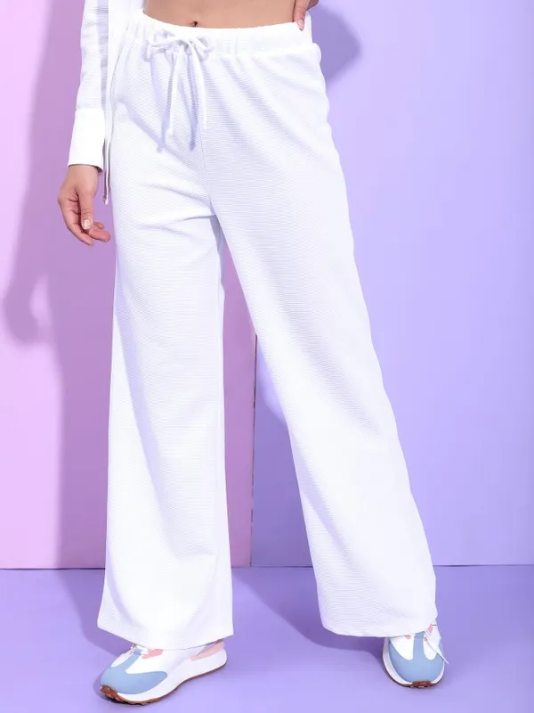  Tokyo Talkies Women White Co-Ords