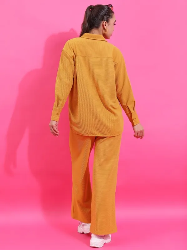  Tokyo Talkies Women Yellow Co-Ords