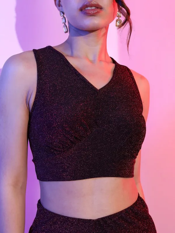 Tokyo Talkies Women Pink Top With Trouser