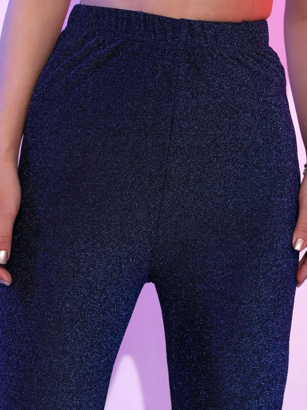 Tokyo Talkies Women Blue Top With Trouser