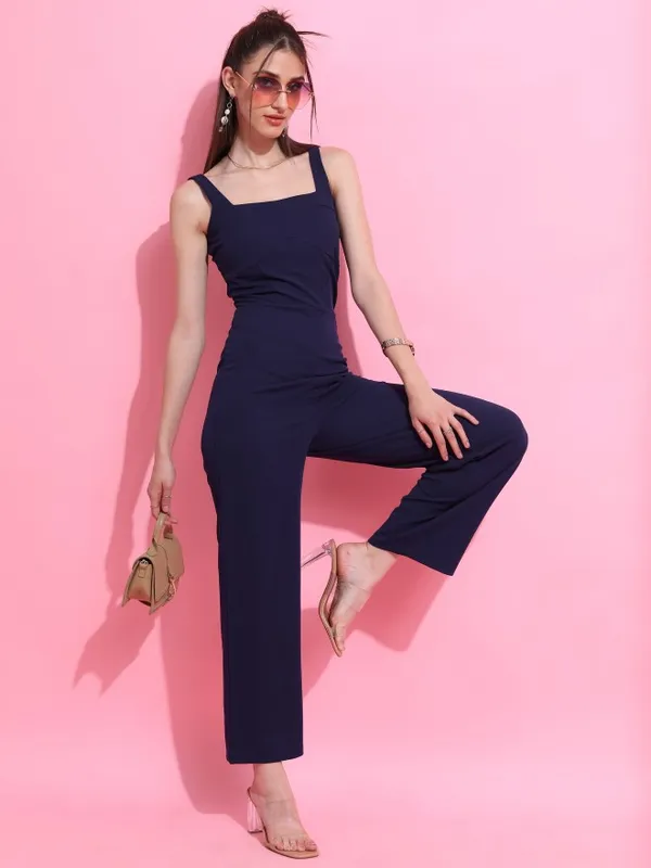 Solid Regular Fit Jumpsuit