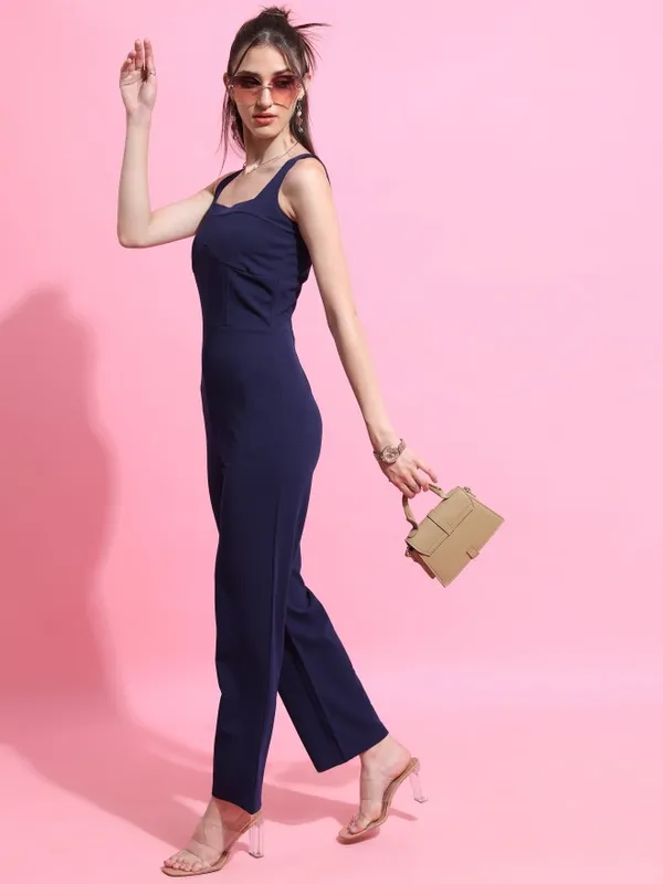Solid Regular Fit Jumpsuit
