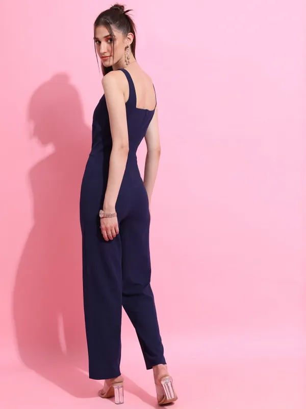 Solid Regular Fit Jumpsuit